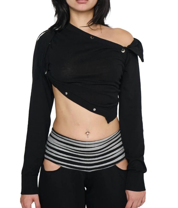 KL - dark horse cardigan black